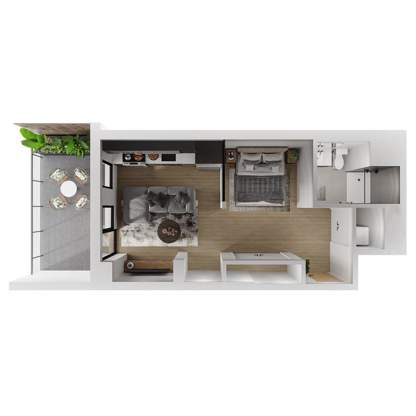 JR. 1 Bedroom E